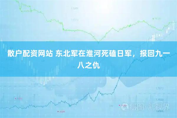 散户配资网站 东北军在淮河死磕日军，报回九一八之仇